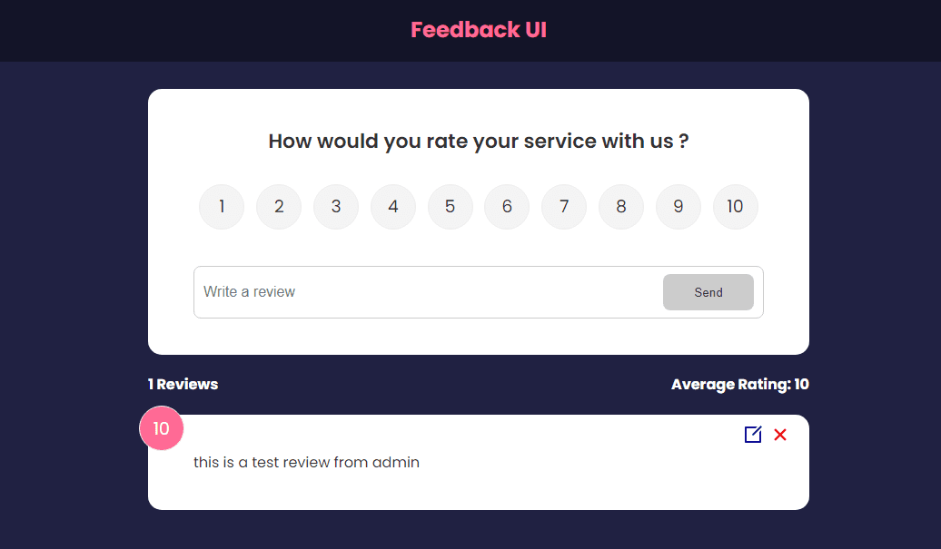 Feedback App