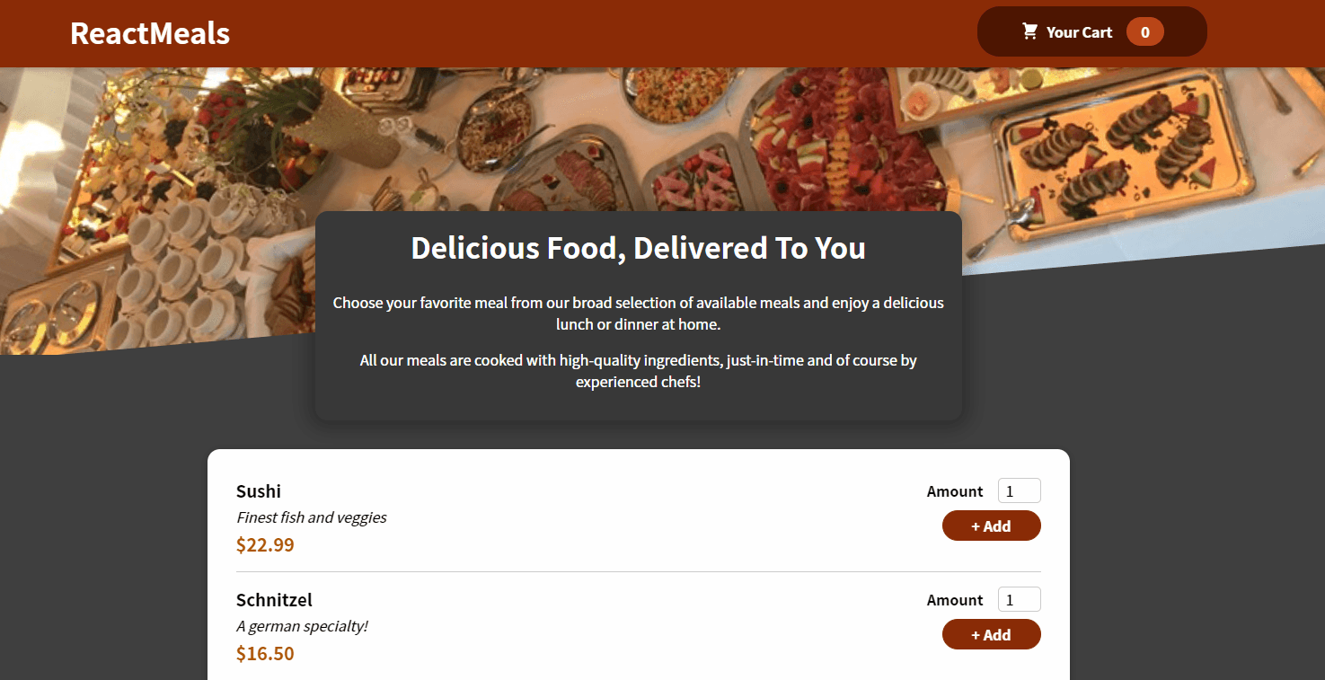 React Food Order
